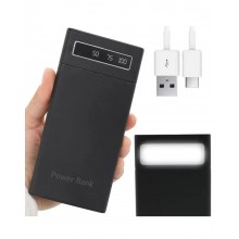 Повербанк з ліхтариком 20000 мАг, 2×USB, AT-D7-2 Повербанк з ліхтариком 20000 мАг, 2×USB, AT-D7-2