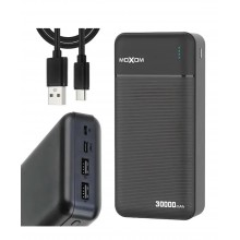 Повербанк 30000mah швидка зарядка, 2хUSB (2,4 А) Moxom PB55 Повербанк 30000mah швидка зарядка, 2хUSB (2,4 А) Moxom PB55