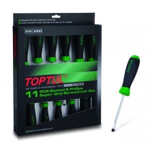 Набір викруток  Toptul 11 од. (PH, SL) (GAAE1101)