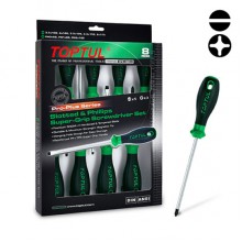 Набір викруток Toptul 8 од. PRO-PLUS SERIES (PH, SL) (GFE-0801)