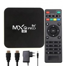 Смарт ТВ приставка 4GB/64GB, Android 5, MXQ 4K Pro, Медіаплеєр, Чорний Смарт ТВ приставка 4GB/64GB, Android 5, MXQ 4K Pro, Медіаплеєр, Чорний