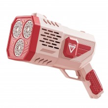 Дитячий пістолет-генератор мильних бульбашок Bubble GUN 333-16 зі світловим ефектом