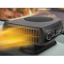Потужний автомобільний обігрівач 200W, Air Heater Fan Чорний Потужний автомобільний обігрівач 200W, Air Heater Fan Чорний