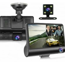 Автомобільний реєстратор 1080P FHD РК-екран 3 камера заднього огляду 170, нічний режим Автомобільний реєстратор 1080P FHD РК-екран 3 камера заднього огляду 170, нічний режим