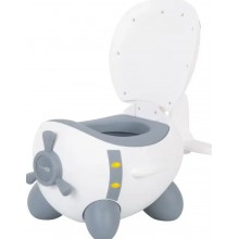 Дитячий горщик у вигляді літака FreeON Plane White-Grey Дитячий горщик у вигляді літака FreeON Plane White-Grey