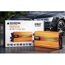 Перетворювач 12V на 220В, автомобільний інвертор 1000W UKC AC/DC SSK Перетворювач 12V на 220В, автомобільний інвертор 1000W UKC AC/DC SSK