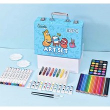 Набір юного художника для малювання та творчості Art Set на 82 предмети, Blue