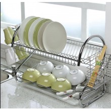 Стійка для зберігання посуду kitchen storage rack, сушарка для посуду з нержавіючої сталі
